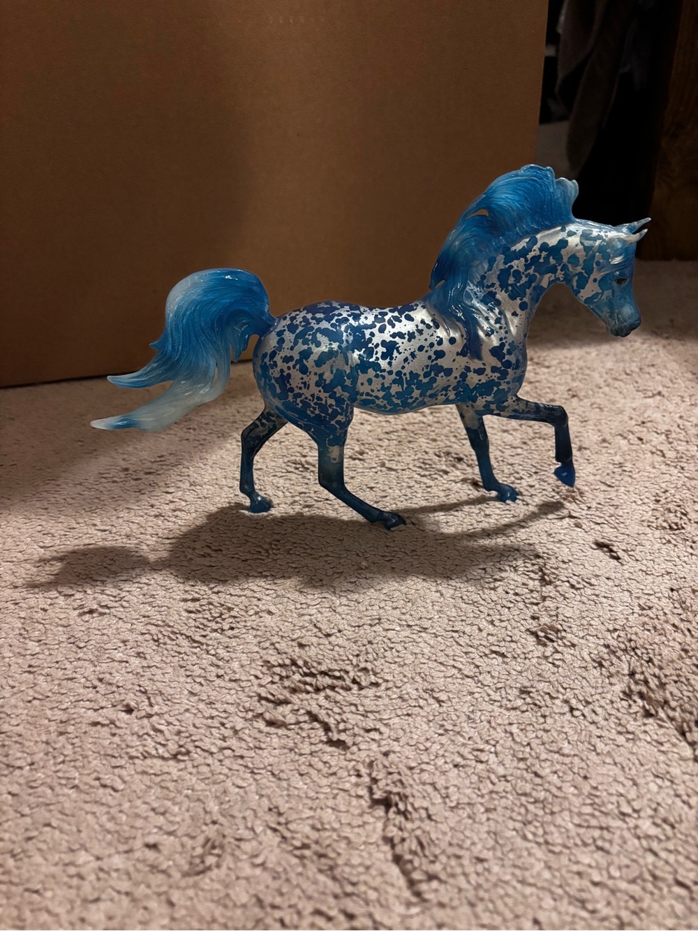 Blue Speckled Horse Figurine by Breyer “high tide”